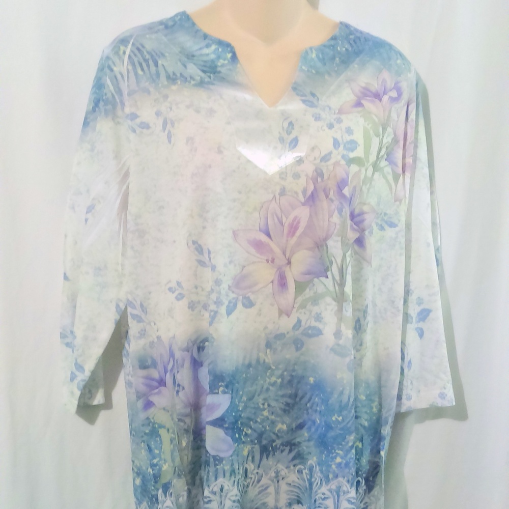 Endless Designs Floral Print Knit Top *